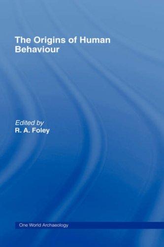 Cover for The Origins of human behaviour