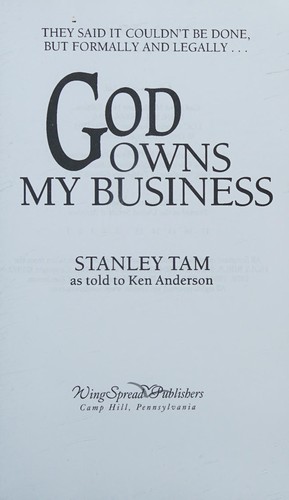 Cover for God Owns My Business