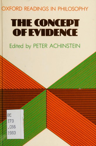 Cover for The Concept of evidence