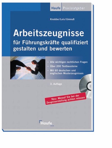 Cover for Arbeitszeugnisse für Führungskräfte qualifiziert gestalten und bewerten