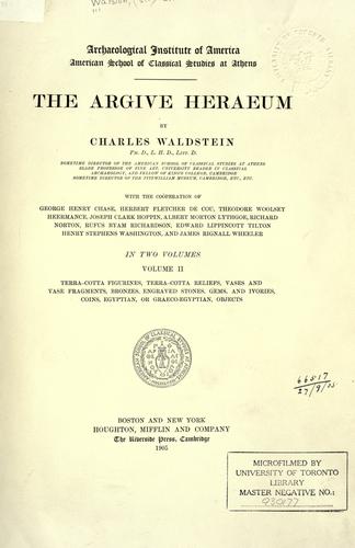 Cover for The Argive Heraeum