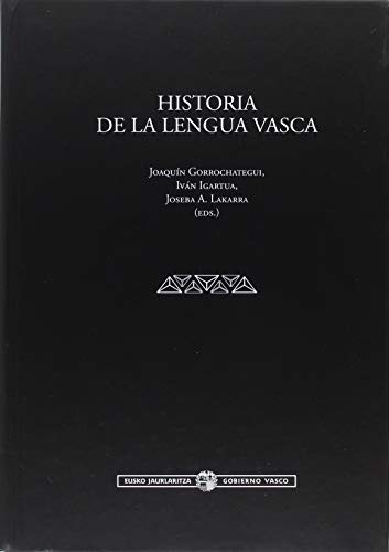 Cover for HISTORIA DE LA LENGUA VASCA