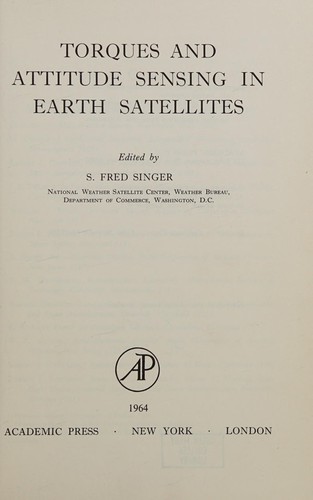 Cover for Torques and attitude sensing in earth satellites