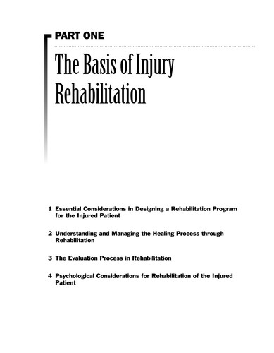 Cover for Rehabilitation techniques for sports medicine and athletic training