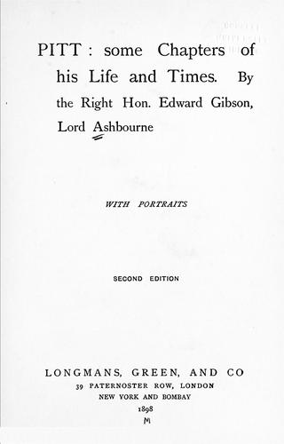 Cover for Pitt