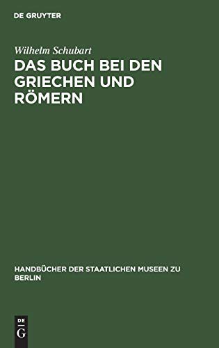 Cover for Das Buch Bei Den Griechen Und Römern