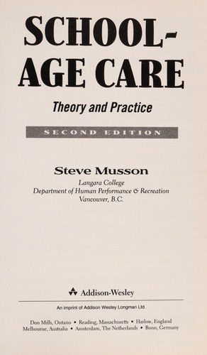 Cover for School Age Care