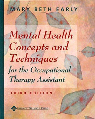 Cover for Mental Health Concepts and Techniques for the Occupational Therapy Assistant