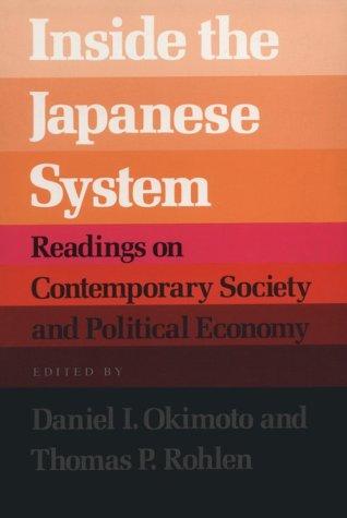 Cover for Inside the Japanese System