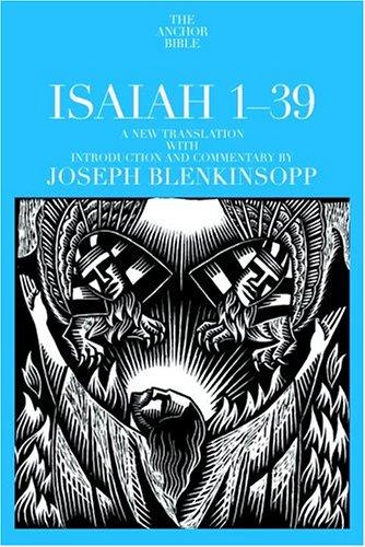 Cover for Isaiah 1-39