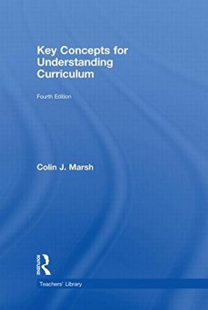 Cover for Key concepts for understanding curriculum