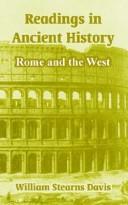 Cover for Readings In Ancient History