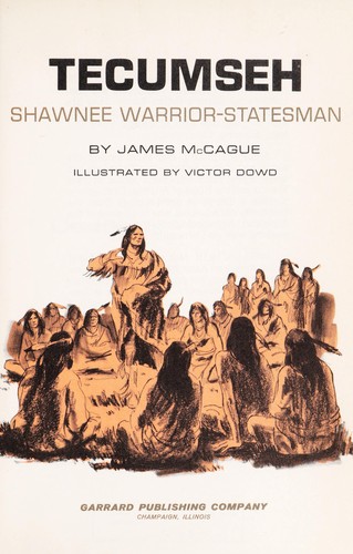 Cover for Tecumseh, Shawnee warrior-statesman.