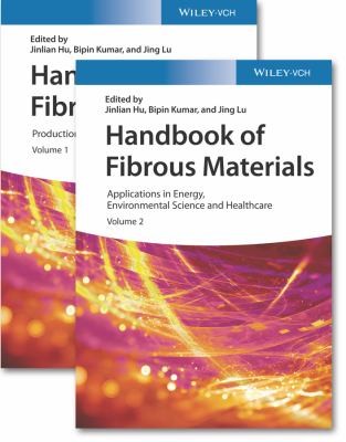 Cover for Handbook of Fibrous Materials, 2 Volumes : Volume 1 : Production and Characterization / Volume 2
