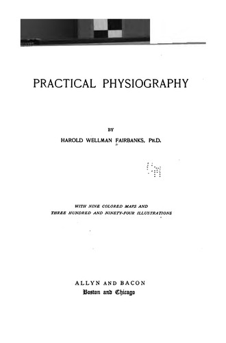 Cover for Practical physiography