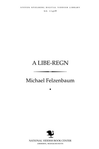 Cover for A libe-regn