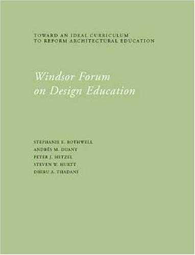 Cover for Windsor Forum on Design Education