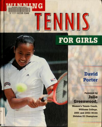 Cover for Winning tennis for girls