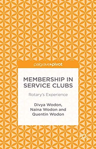 Cover for Membership in Service Clubs