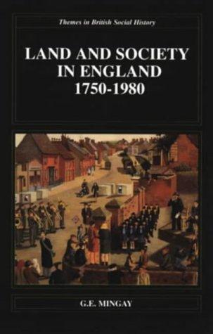 Cover for Land and society in England, 1750-1980