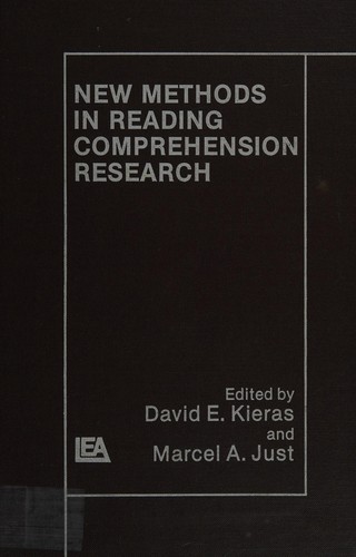 Cover for New methods in reading comprehension research