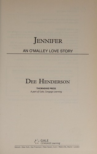 Cover for Jennifer