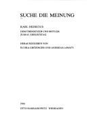 Cover for Suche die Meinung