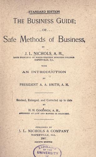 Cover for The business guide