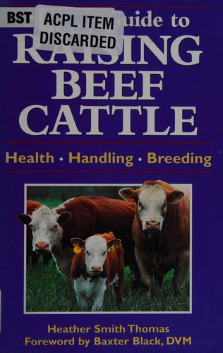 Cover for Storey's guide to raising beef cattle