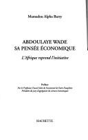 Cover for Abdoulaye Wade, sa pensée économique