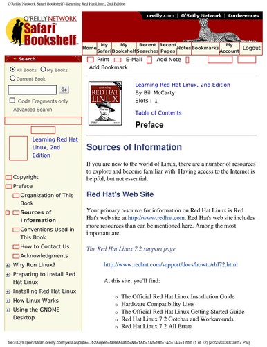 Cover for Learning Red Hat Linux