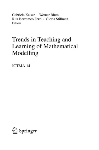Cover for Trends in Teaching and Learning of Mathematical Modelling