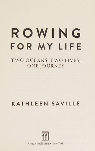 Cover for Rowing for my life