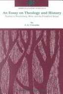 Cover for Essay on Theology and History