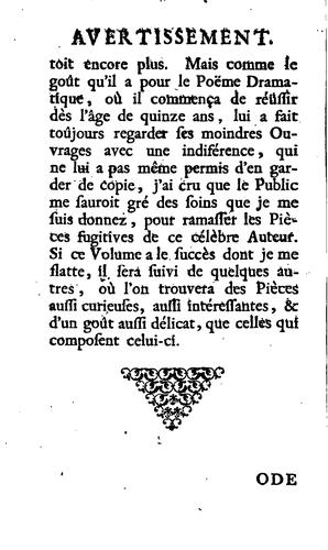 Cover for Oeuvres meslées de Mr. de La Grange