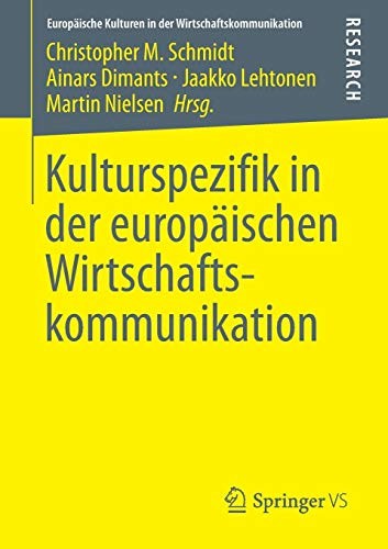 Cover for Kulturspezifik in der europäischen Wirtschaftskommunikation