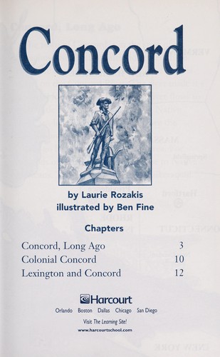 Cover for Concord