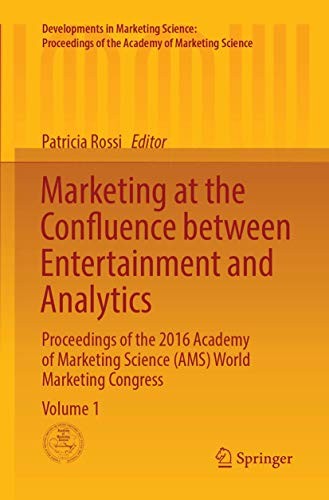 Cover for Marketing at the Confluence between Entertainment and Analytics