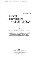 Cover for Clinical examinations in neurology