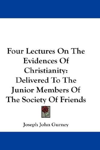Cover for Four Lectures On The Evidences Of Christianity