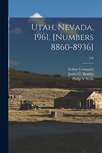 Cover for Utah, Nevada, 1961, [numbers 8860-8936]; 570