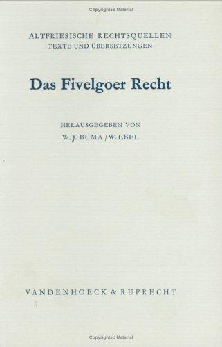 Cover for Das Fivelgoer Recht.