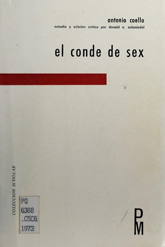 Cover for El Conde de Sex