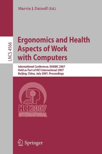 Cover for Ergonomics and Health Aspects of Work with Computers