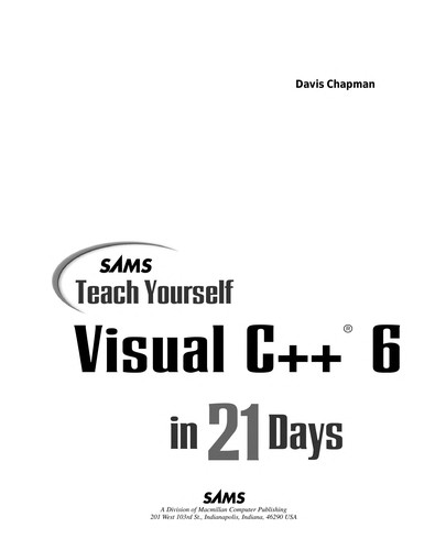 Cover for Sams teach yourself Visual C[plus plus] 6 in 21 days