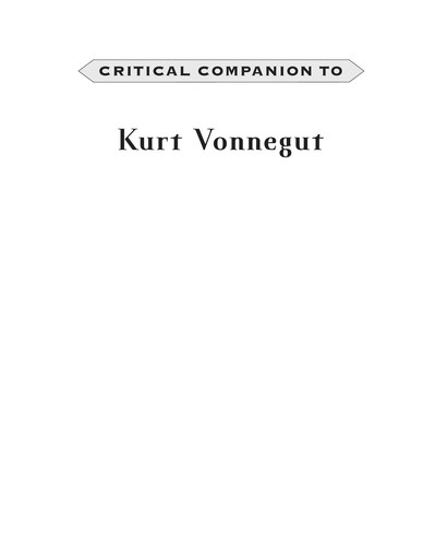 Cover for Critical companion to Kurt Vonnegut