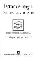 Cover for Error de magia