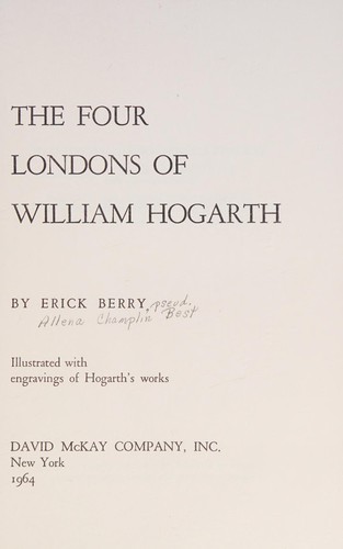 Cover for The four Londons of William Hogarth