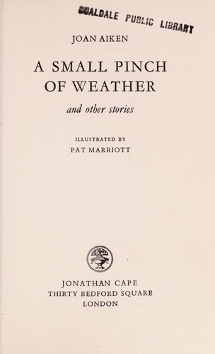 Cover for A small pinch of weather