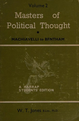 Cover for Machiavelli to Bentham